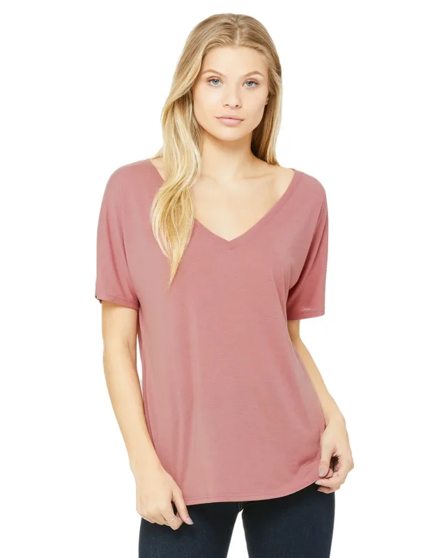 Bella + Canvas Ladies' Slouchy V-Neck T-Shirt — view 60