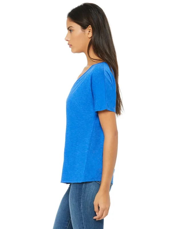 Bella + Canvas Ladies' Slouchy V-Neck T-Shirt — view 72