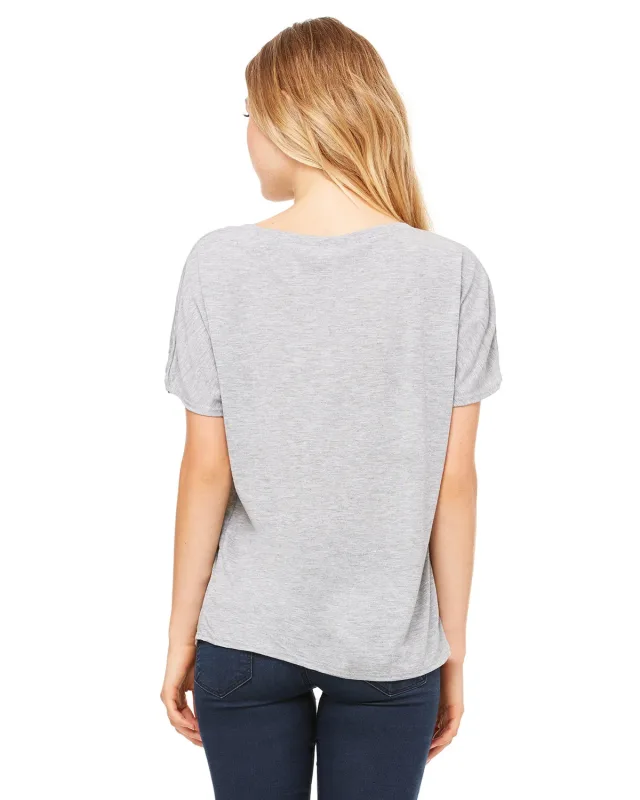 Bella + Canvas Ladies' Slouchy V-Neck T-Shirt — view 9