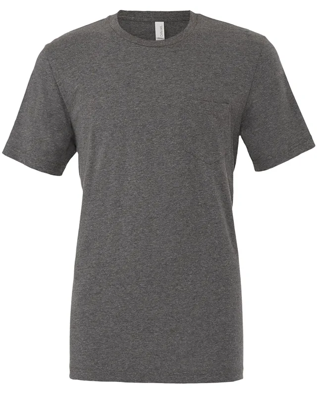 Bella + Canvas Men's Jersey Short-Sleeve Pocket T-Shirt — view 15