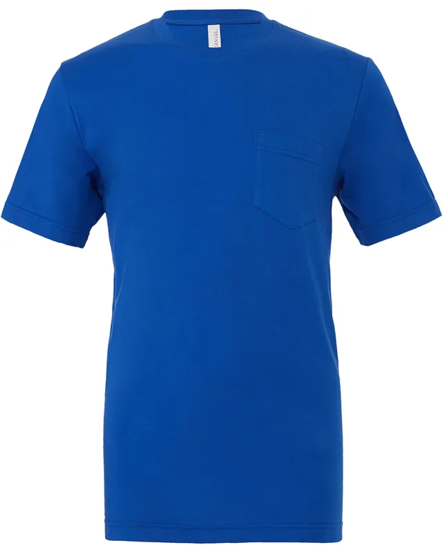 Bella + Canvas Men's Jersey Short-Sleeve Pocket T-Shirt — view 23