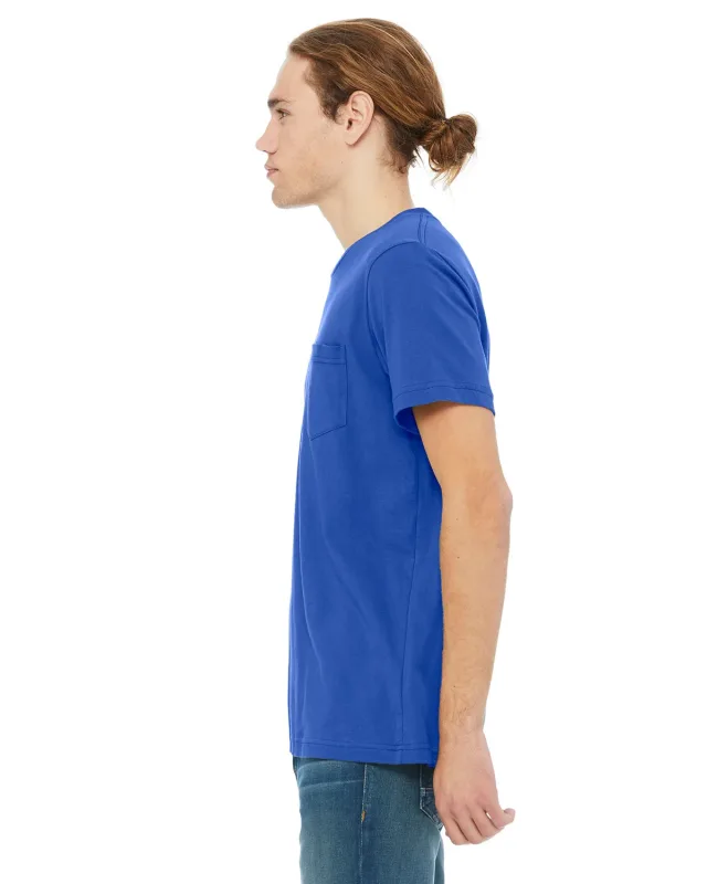 Bella + Canvas Men's Jersey Short-Sleeve Pocket T-Shirt — view 28