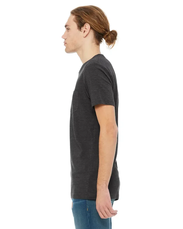 Bella + Canvas Men's Jersey Short-Sleeve Pocket T-Shirt — view 44