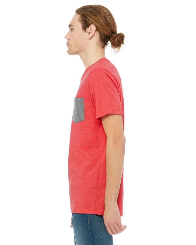 Bella + Canvas Men's Jersey Short-Sleeve Pocket T-Shirt — view 52