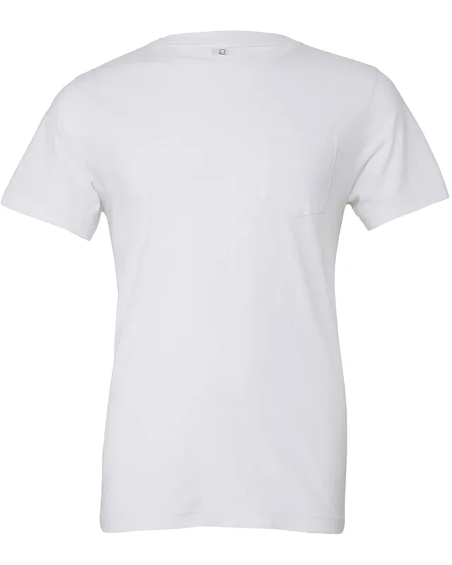 Bella + Canvas Men's Jersey Short-Sleeve Pocket T-Shirt — view 7