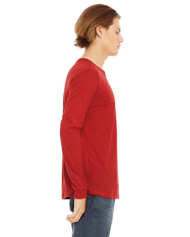 Bella + Canvas Unisex Jersey Long-Sleeve T-Shirt — view 17