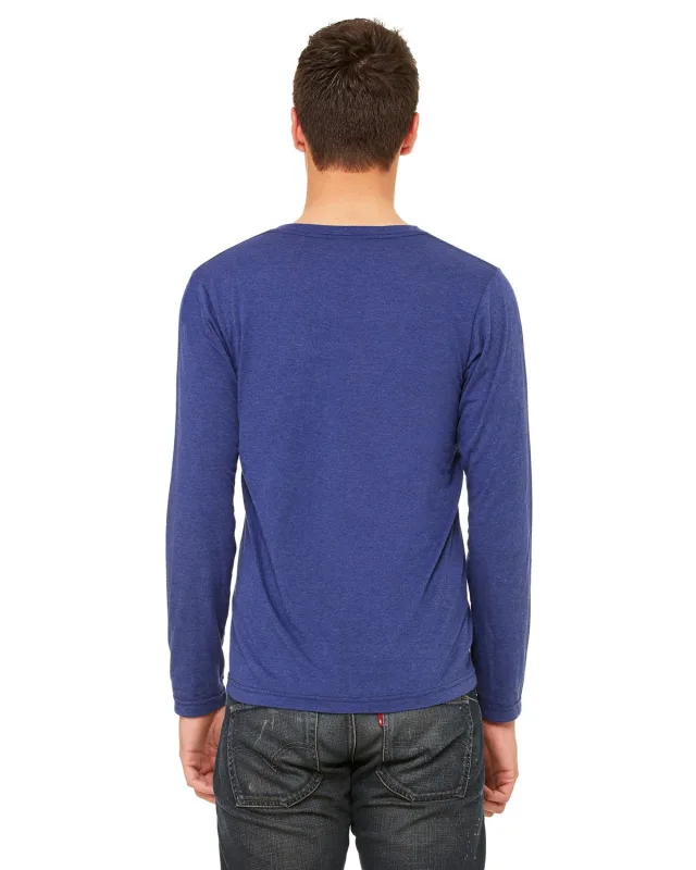 Bella + Canvas Unisex Jersey Long-Sleeve V-Neck T-Shirt — view 10