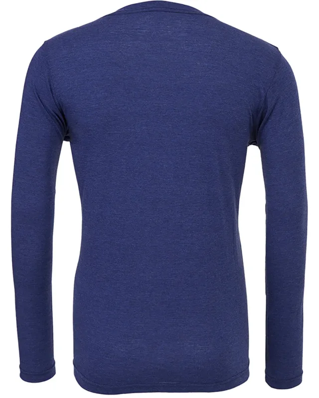 Bella + Canvas Unisex Jersey Long-Sleeve V-Neck T-Shirt — view 14