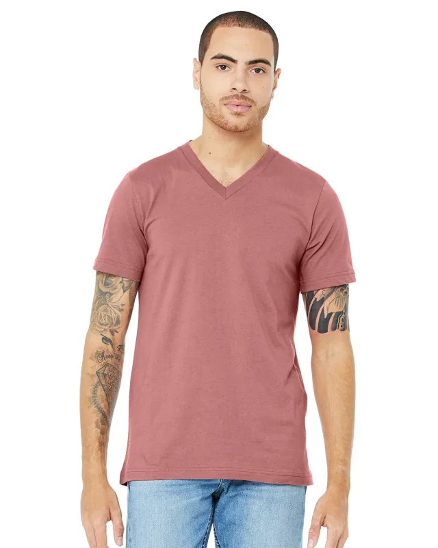 Bella + Canvas Unisex Jersey Short-Sleeve V-Neck T-Shirt — view 102
