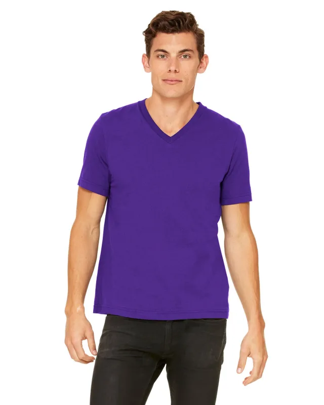 Bella + Canvas Unisex Jersey Short-Sleeve V-Neck T-Shirt — view 11