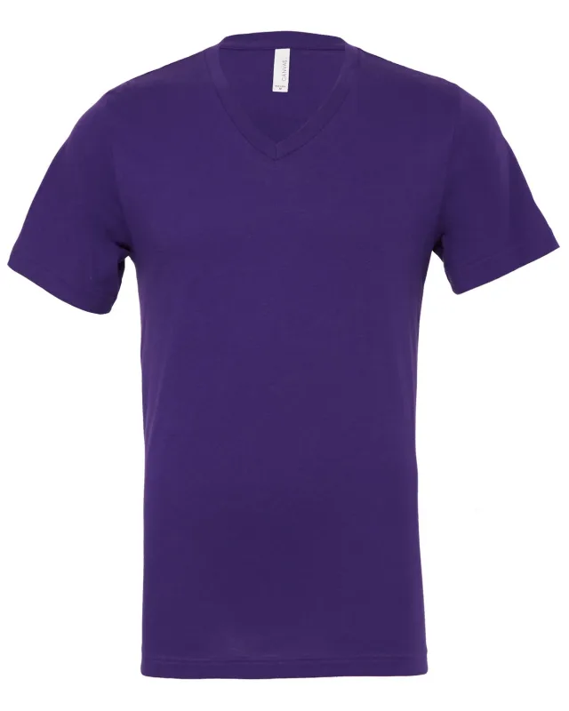 Bella + Canvas Unisex Jersey Short-Sleeve V-Neck T-Shirt — view 14