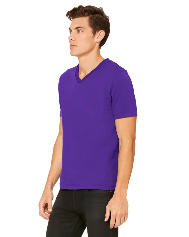Bella + Canvas Unisex Jersey Short-Sleeve V-Neck T-Shirt — view 15