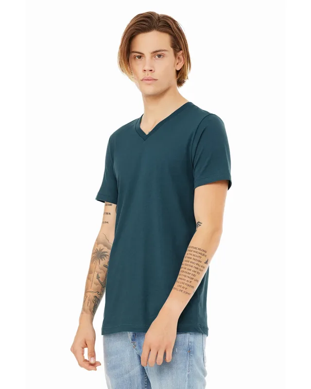 Bella + Canvas Unisex Jersey Short-Sleeve V-Neck T-Shirt — view 20
