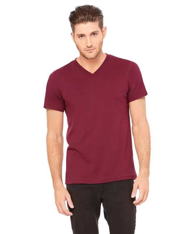 Bella + Canvas Unisex Jersey Short-Sleeve V-Neck T-Shirt — view 23