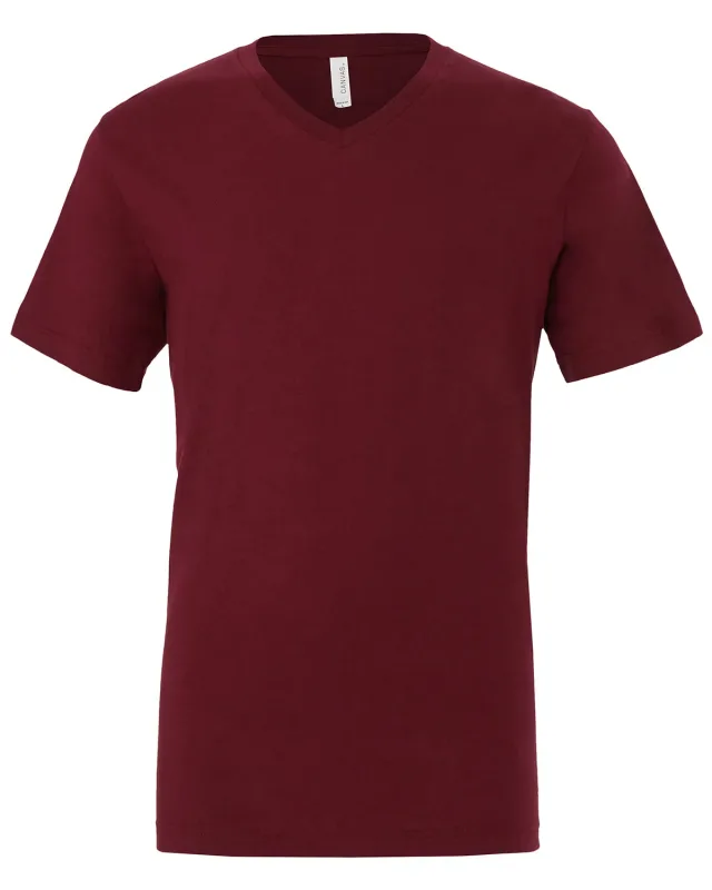 Bella + Canvas Unisex Jersey Short-Sleeve V-Neck T-Shirt — view 26