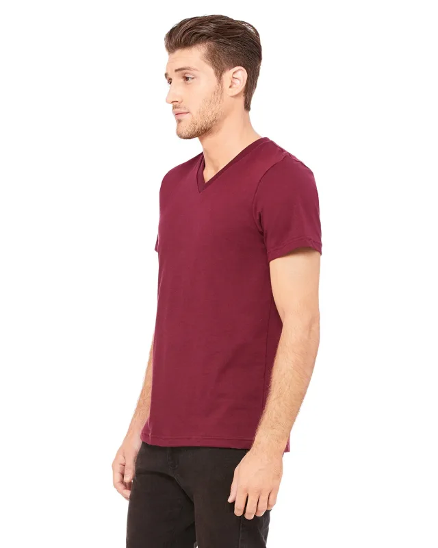 Bella + Canvas Unisex Jersey Short-Sleeve V-Neck T-Shirt — view 27