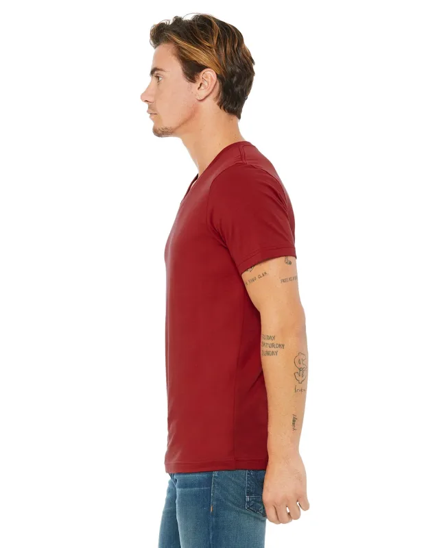 Bella + Canvas Unisex Jersey Short-Sleeve V-Neck T-Shirt — view 32