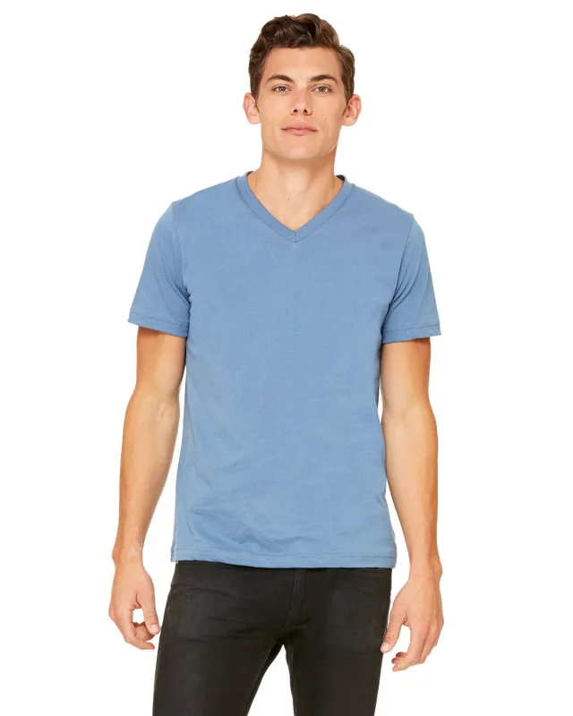 Bella + Canvas Unisex Jersey Short-Sleeve V-Neck T-Shirt — view 34
