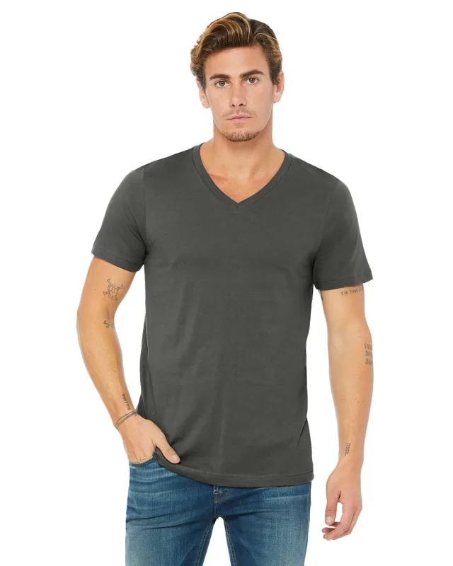 Bella + Canvas Unisex Jersey Short-Sleeve V-Neck T-Shirt — view 37