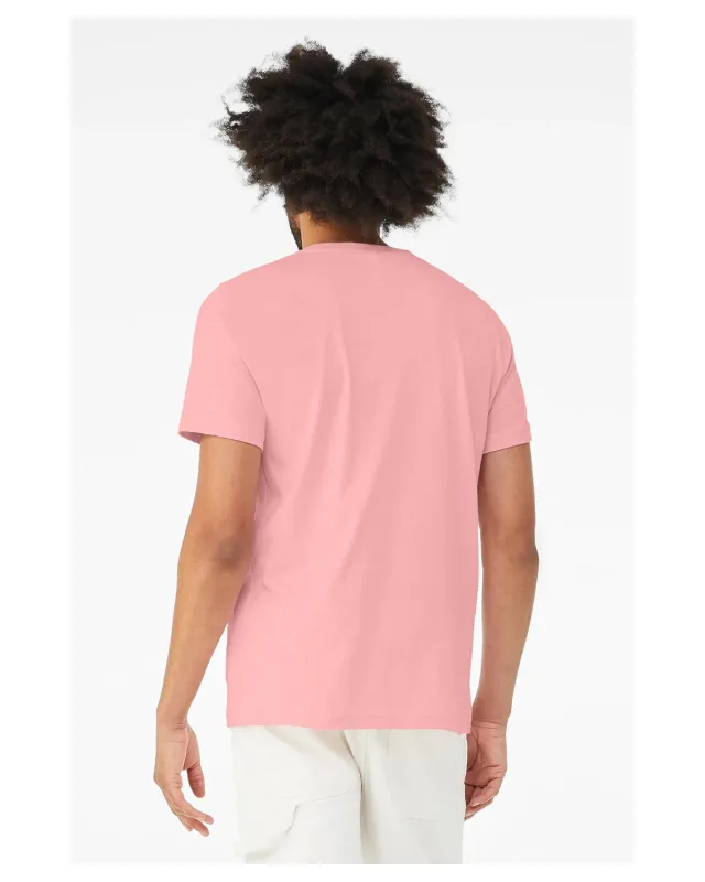 Bella + Canvas Unisex Jersey Short-Sleeve V-Neck T-Shirt — view 4