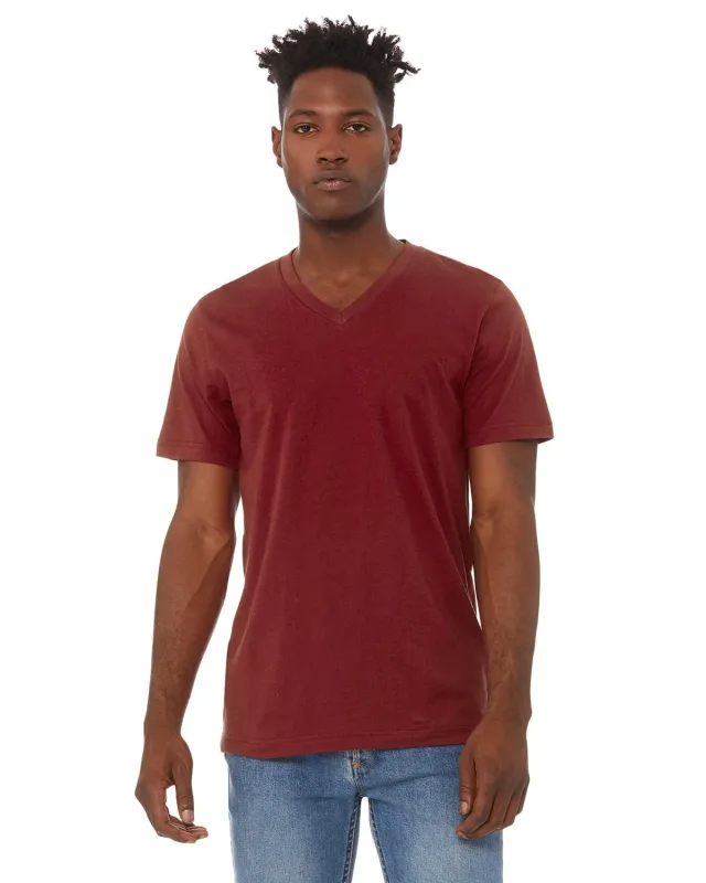 Bella + Canvas Unisex Jersey Short-Sleeve V-Neck T-Shirt — view 43