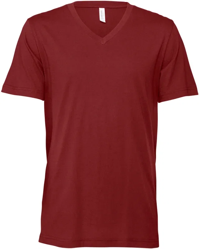 Bella + Canvas Unisex Jersey Short-Sleeve V-Neck T-Shirt — view 46