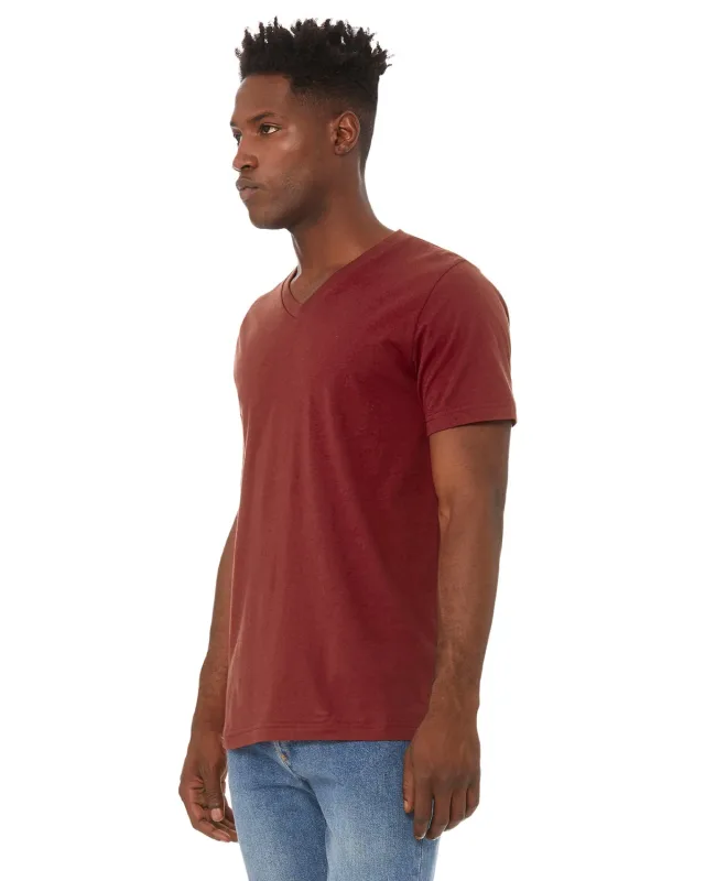 Bella + Canvas Unisex Jersey Short-Sleeve V-Neck T-Shirt — view 47