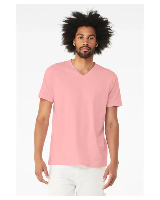 Bella + Canvas Unisex Jersey Short-Sleeve V-Neck T-Shirt — view 5
