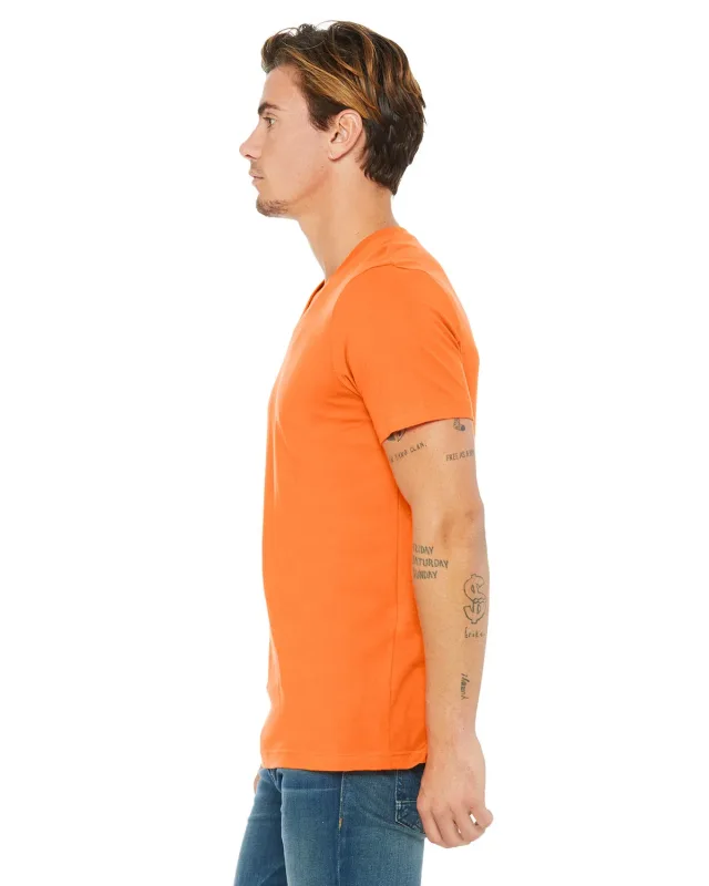 Bella + Canvas Unisex Jersey Short-Sleeve V-Neck T-Shirt — view 51