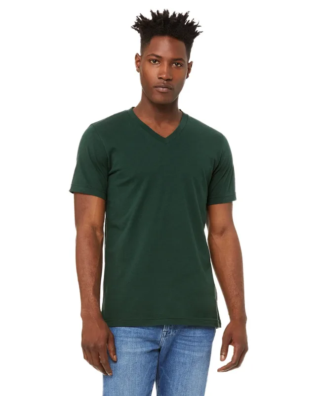 Bella + Canvas Unisex Jersey Short-Sleeve V-Neck T-Shirt — view 53