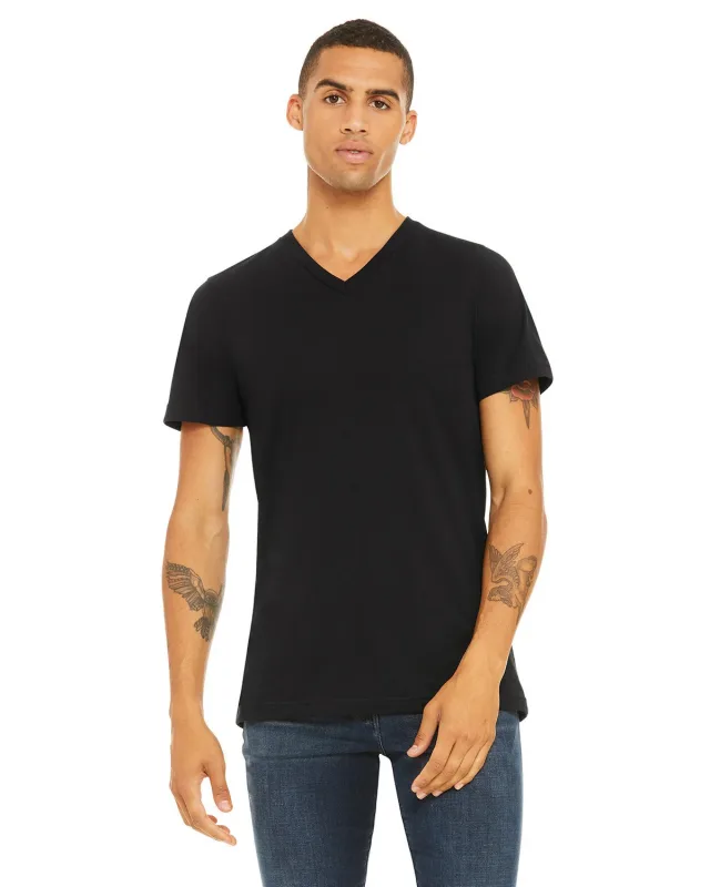 Bella + Canvas Unisex Jersey Short-Sleeve V-Neck T-Shirt — view 69