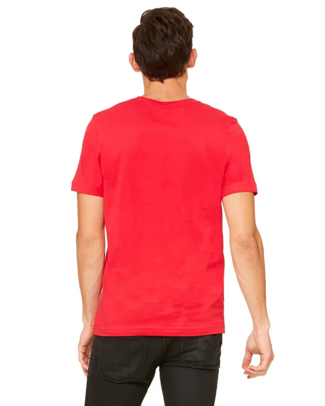 Bella + Canvas Unisex Jersey Short-Sleeve V-Neck T-Shirt — view 7