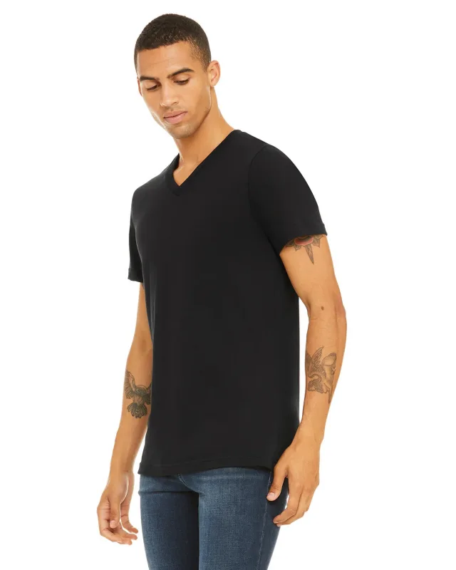 Bella + Canvas Unisex Jersey Short-Sleeve V-Neck T-Shirt — view 73