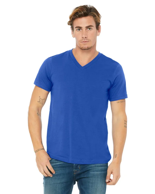 Bella + Canvas Unisex Jersey Short-Sleeve V-Neck T-Shirt — view 76
