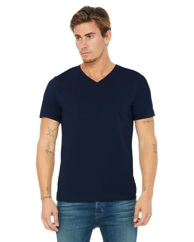 Bella + Canvas Unisex Jersey Short-Sleeve V-Neck T-Shirt — view 82