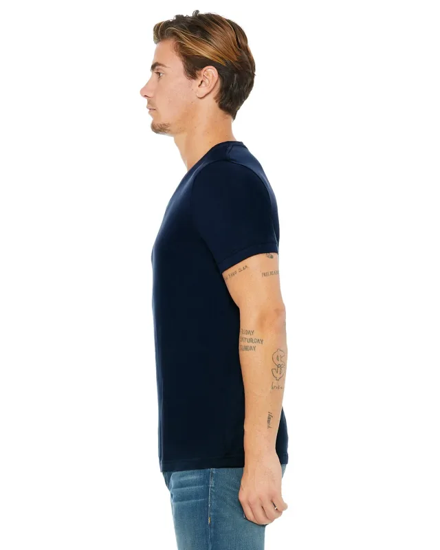 Bella + Canvas Unisex Jersey Short-Sleeve V-Neck T-Shirt — view 86