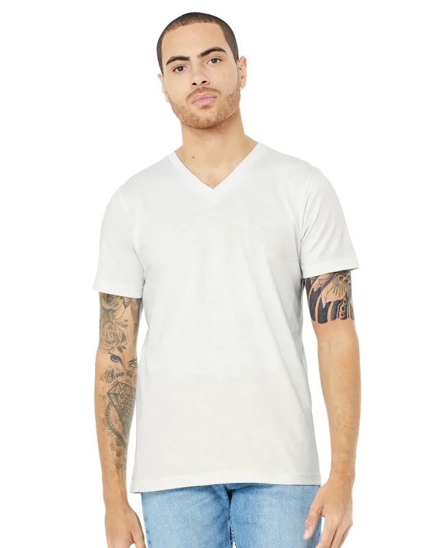 Bella + Canvas Unisex Jersey Short-Sleeve V-Neck T-Shirt — view 92