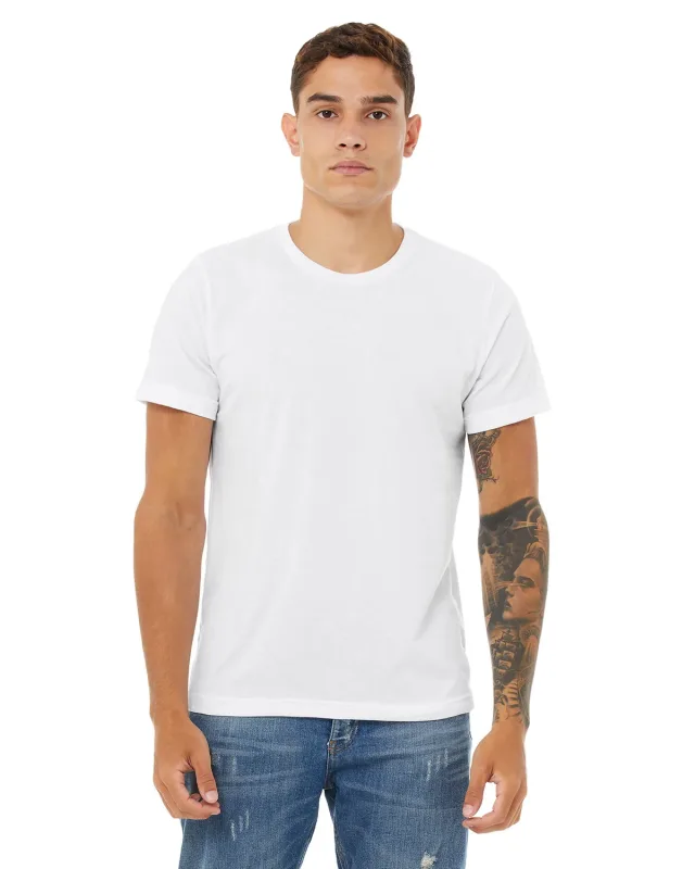Bella + Canvas Unisex Poly-Cotton Short-Sleeve T-Shirt — view 2