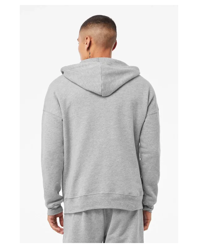 Bella + Canvas Unisex Sponge Fleece DTM Full-Zip Hooded Sweatshirt — view 4