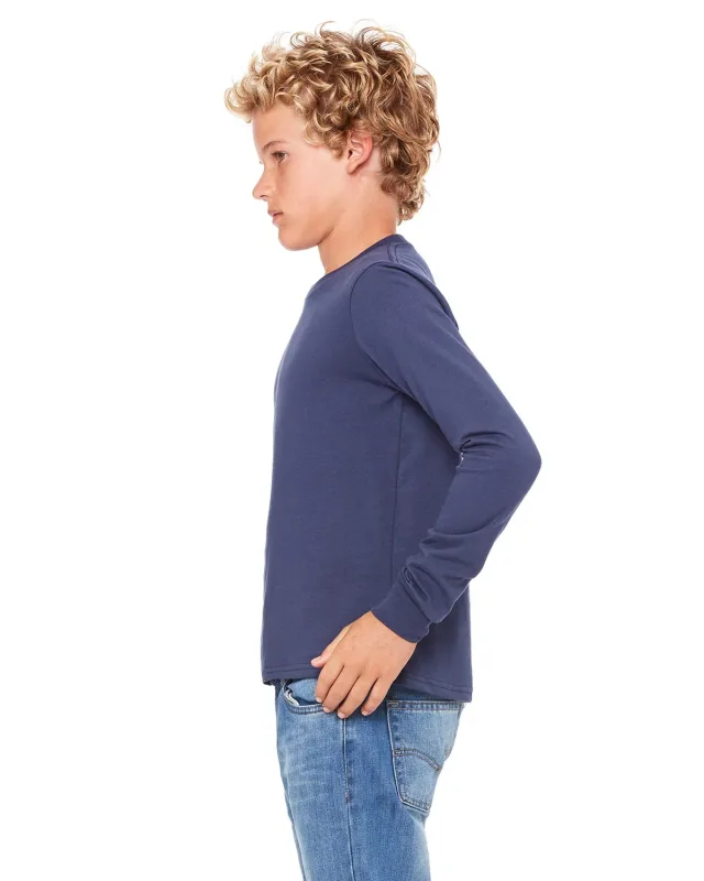 Bella + Canvas Youth Jersey Long-Sleeve T-Shirt — view 18