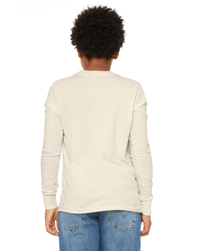 Bella + Canvas Youth Jersey Long-Sleeve T-Shirt — view 19