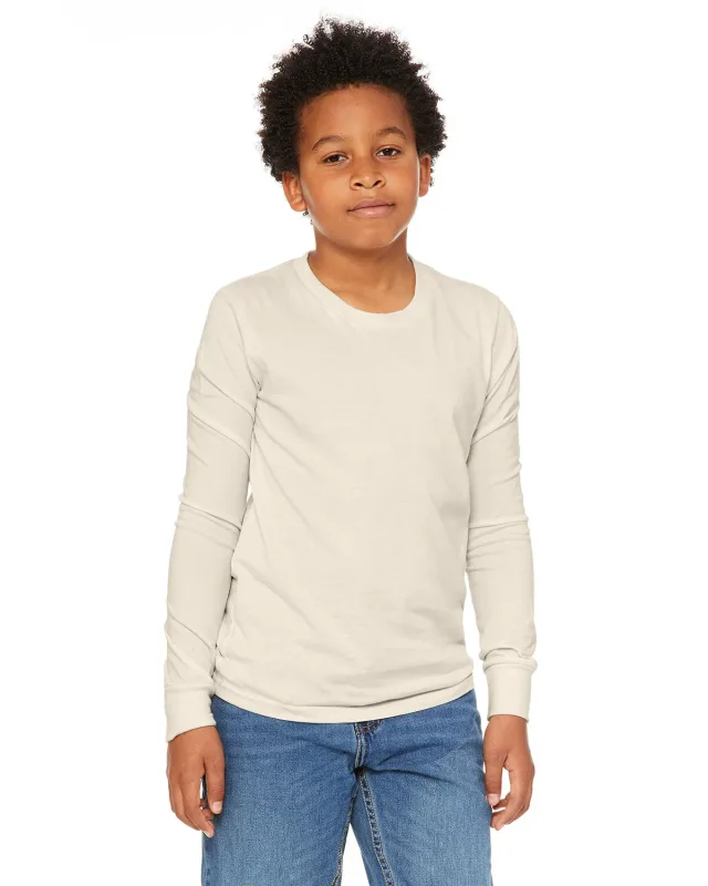 Bella + Canvas Youth Jersey Long-Sleeve T-Shirt — view 20