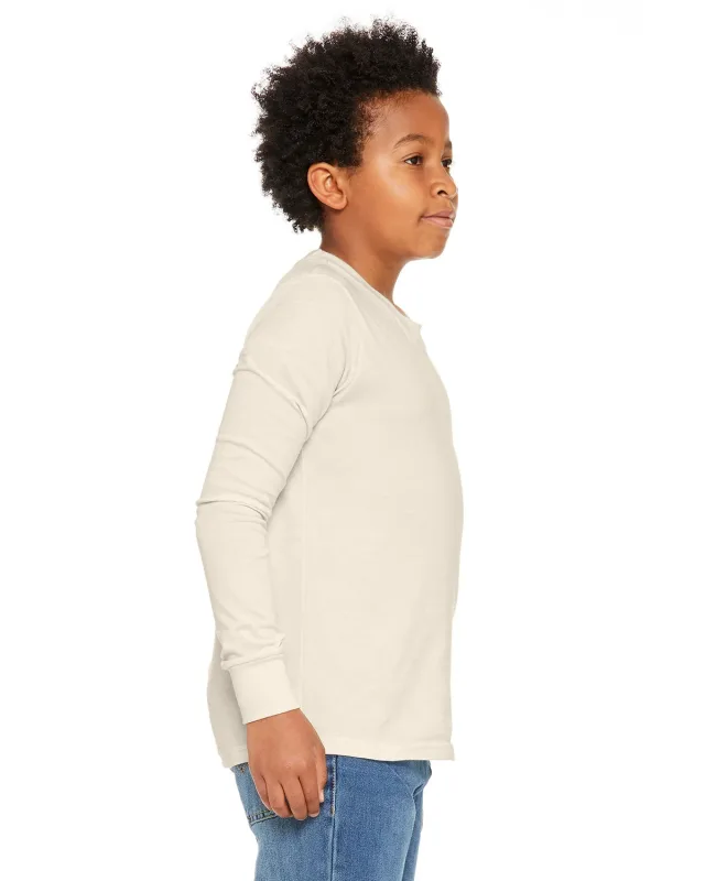 Bella + Canvas Youth Jersey Long-Sleeve T-Shirt — view 24