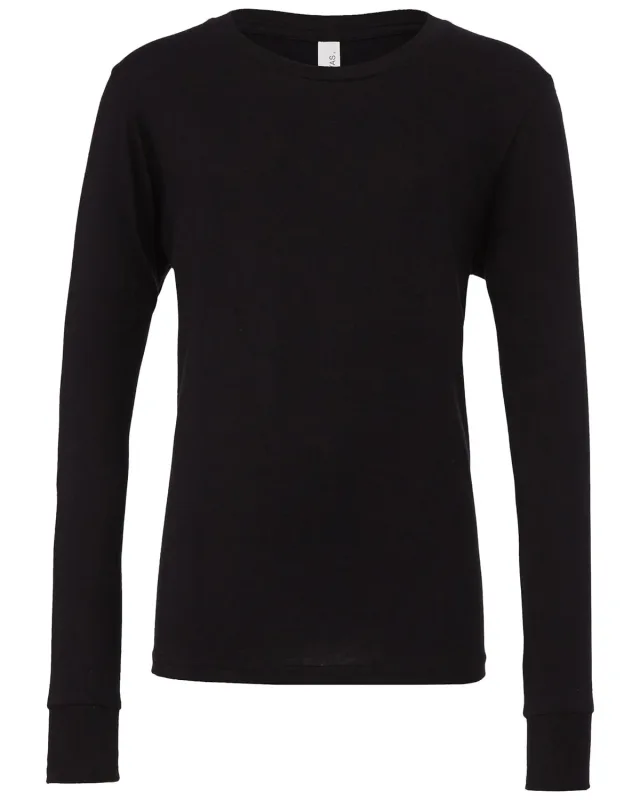Bella + Canvas Youth Jersey Long-Sleeve T-Shirt — view 29