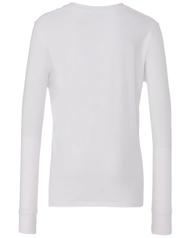 Bella + Canvas Youth Jersey Long-Sleeve T-Shirt — view 3