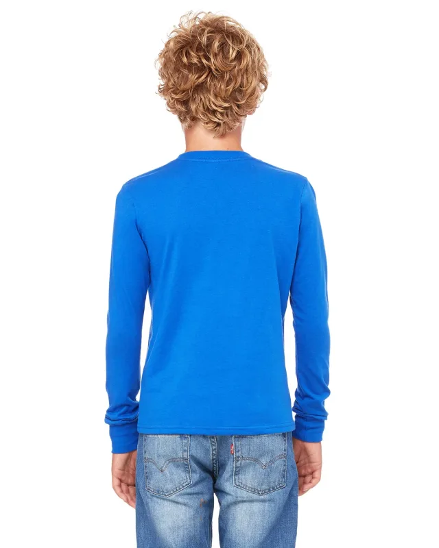 Bella + Canvas Youth Jersey Long-Sleeve T-Shirt — view 31