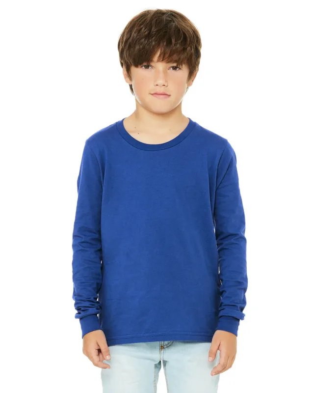 Bella + Canvas Youth Jersey Long-Sleeve T-Shirt — view 32