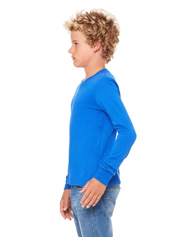 Bella + Canvas Youth Jersey Long-Sleeve T-Shirt — view 33
