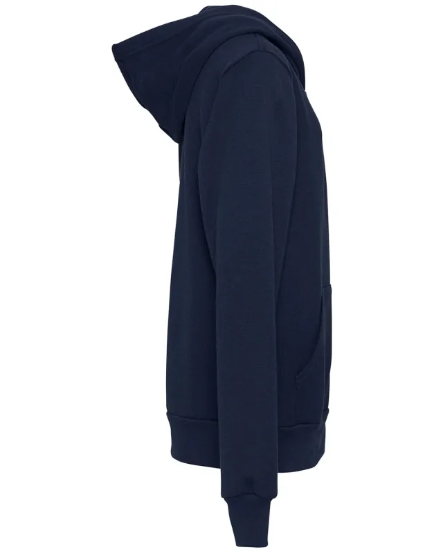 Bella + Canvas Youth Sponge Fleece Full-Zip Hooded Sweatshirt — view 13