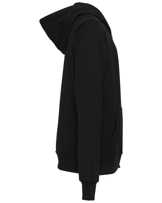 Bella + Canvas Youth Sponge Fleece Full-Zip Hooded Sweatshirt — view 7